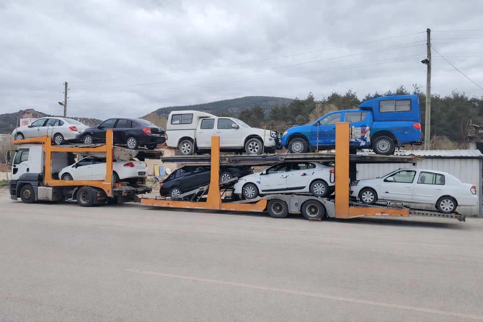 Otomotiv lojistiği ve araç transfer operasyonu